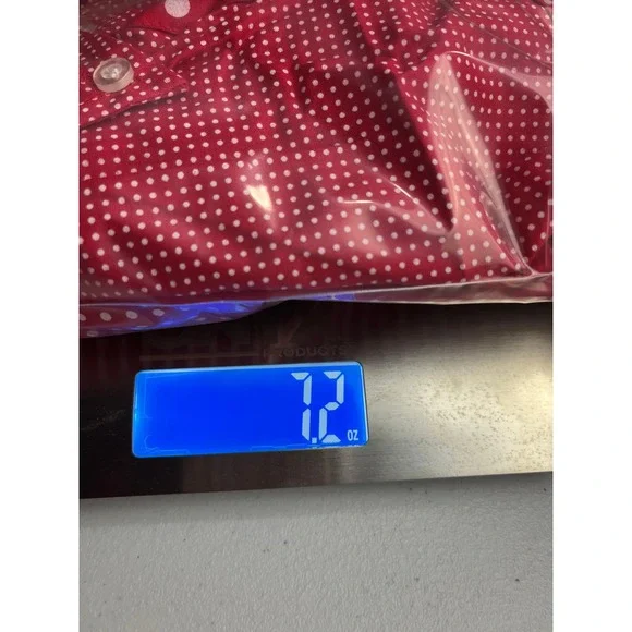 Staple Pigeon Red White Polka‎ Dot Patchwork Button Down Shirt Men's Medium - Picture 9 of 9